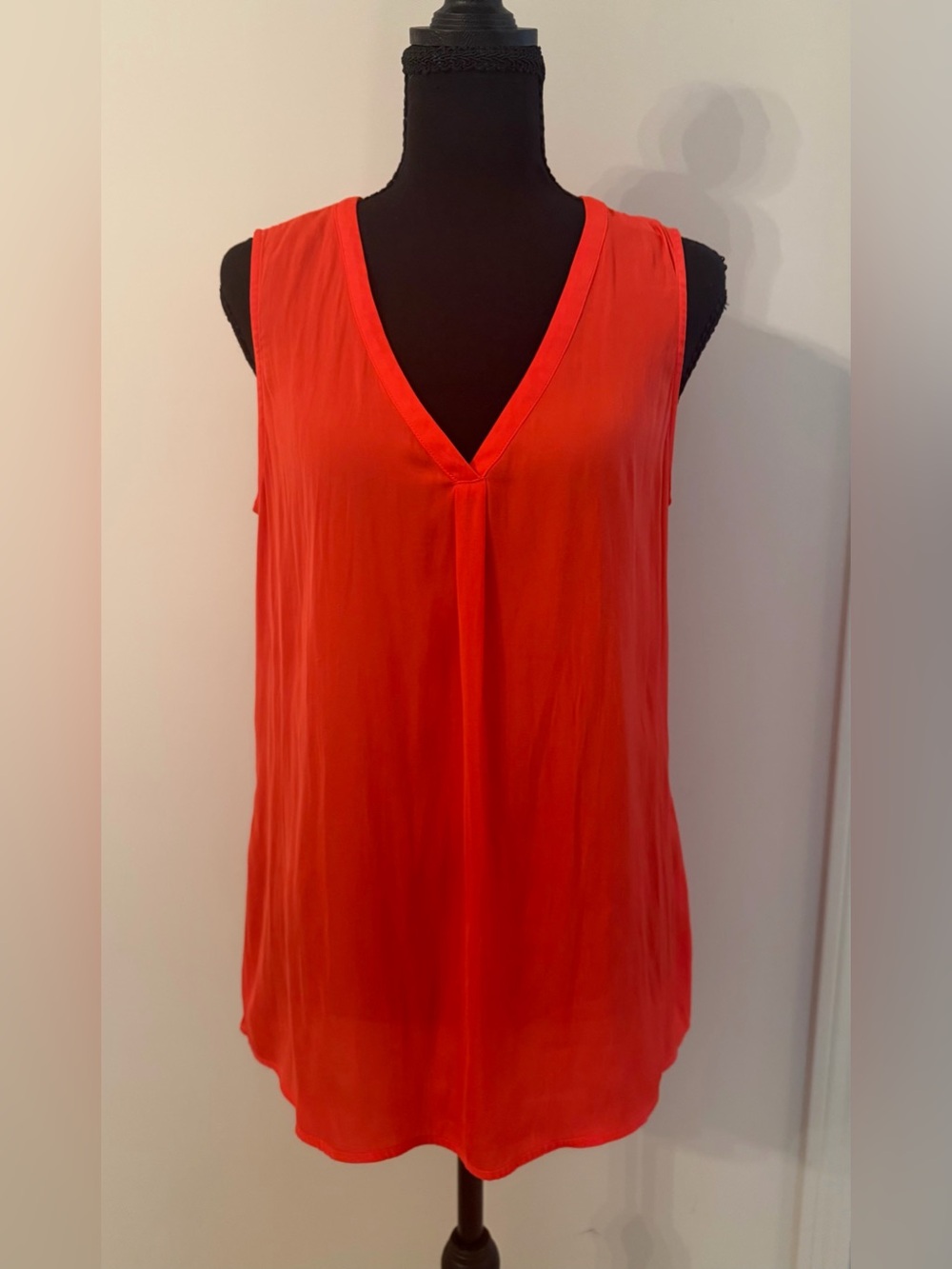 Tart Sleeveless Flowy Blouse Pumpkin Medium
